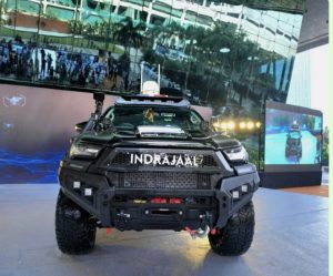 Indrajaal unveils India’s first anti drone patrol vehicle to fortify our borders and save lives…..