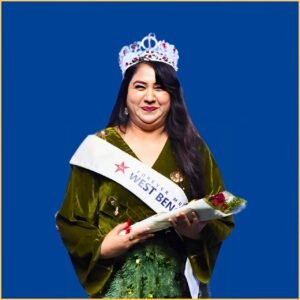 Suparna Saha won the title of Forever Mrs West Bengal….