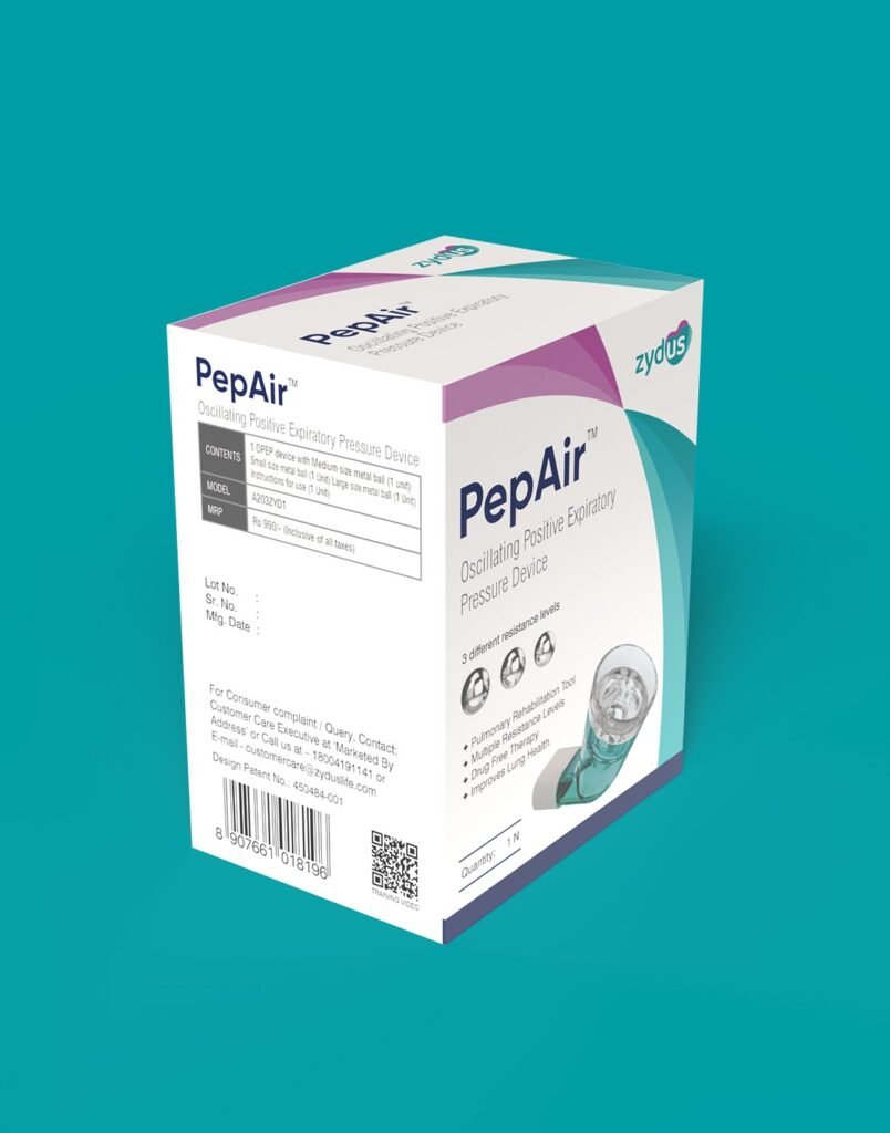 Zydus launches PEPAIRTM, a first in India, affordable, drug-free, handheld device for better respiratory health….
