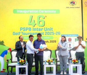 Inauguration of 46th PSPB Inter Unit Golf Tournament at Royal Calcutta Golf Club in Kolkata….
