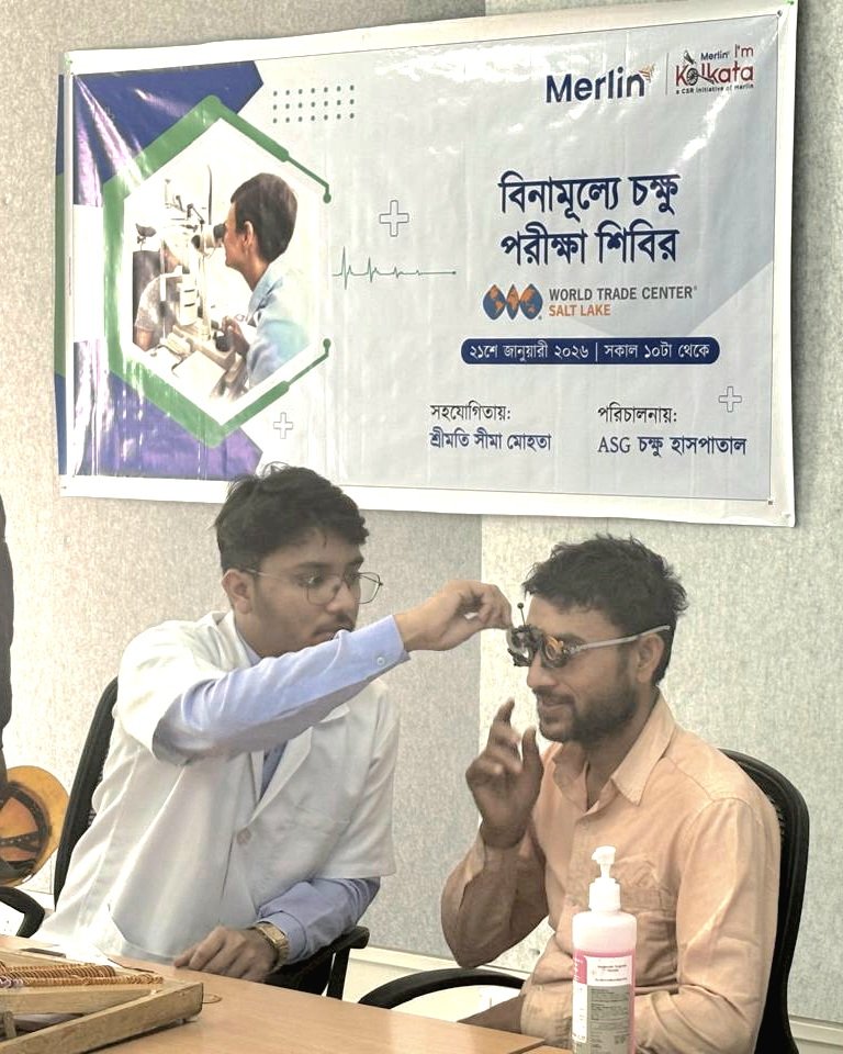 Merlin Group Conducts Eye Screening Camps for Employees Spectacles Donated to Workers with Vision Problems….