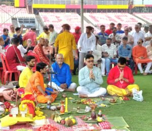 নববর্ষে ইস্টবেঙ্গল ক্লাবে ঐতিহ্যবাহী শুভ বারপুজো…।