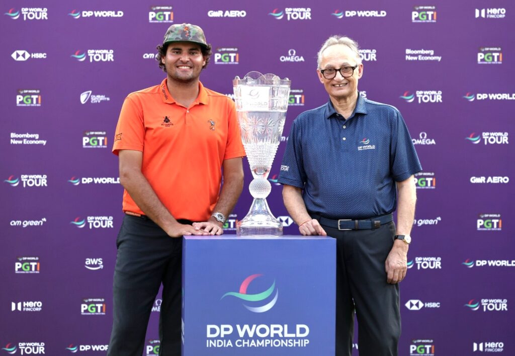 Chacarra takes the DP World India Championship, rises to the top of Race to Dubai Rankings delivered by DP World….