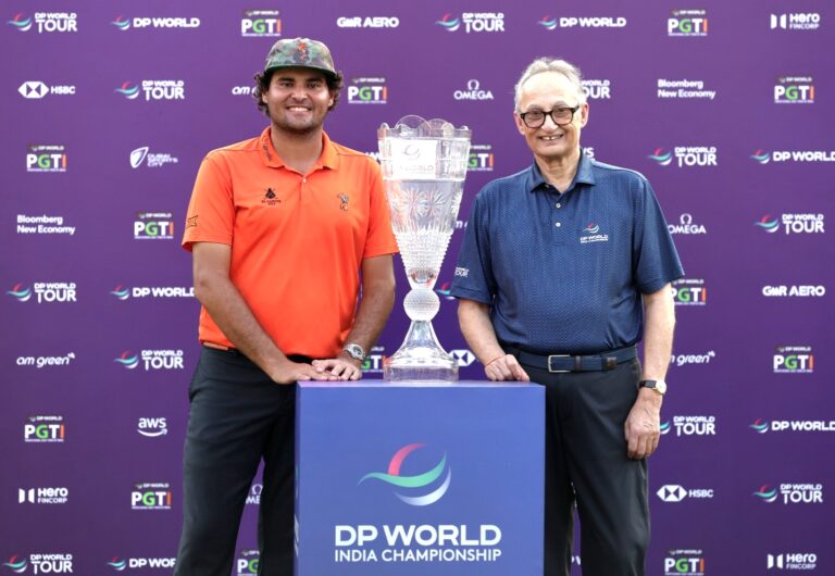 Chacarra takes the DP World India Championship, rises to the top of Race to Dubai Rankings delivered by DP World….