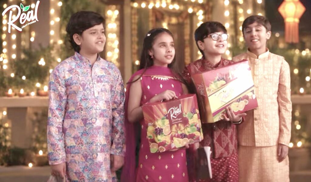 Dabur Real unveils new Diwali Campaign “Real Bonds with Real Greetings” celebrating the Spirit of Festive Togetherness…